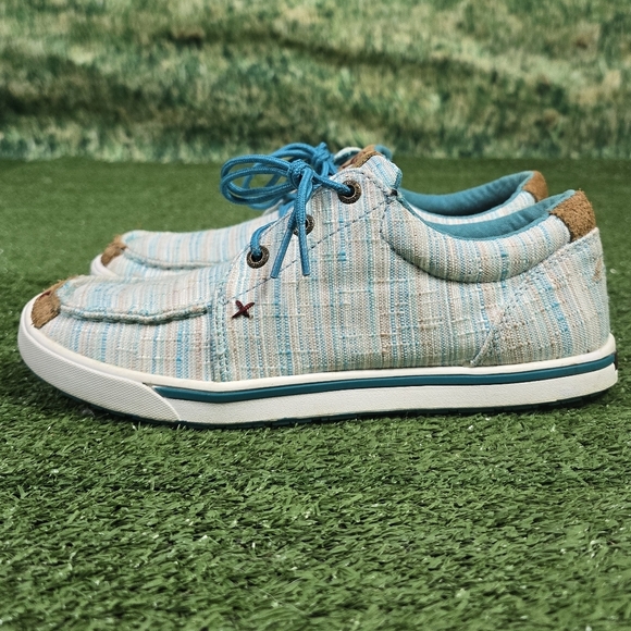 TWISTED X | HOOEY LOPER MOC TOE LACED CANVAS SNEAKERS - Picture 4 of 16